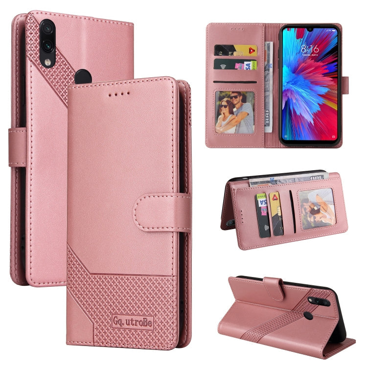 GQUTROBE Skin Feel Magnetic Leather Phone Case, For Xiaomi Redmi 10, For Xiaomi Redmi Note 7, For Xiaomi Redmi Note 10 4G, For Xiaomi Redmi Note 11 4G Global