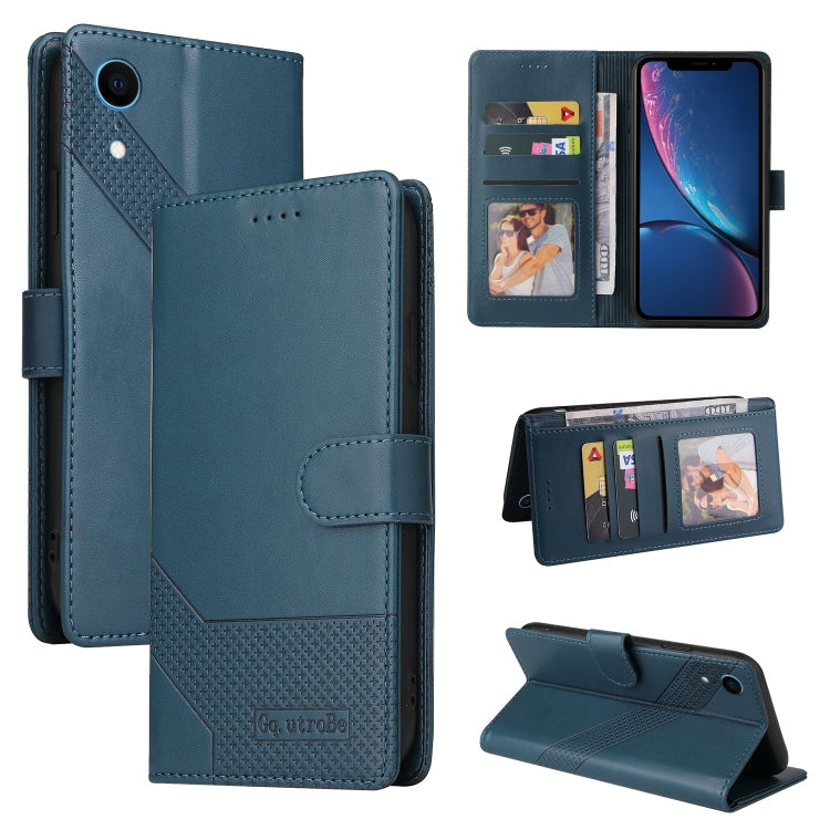 GQUTROBE Skin Feel Magnetic Leather Phone Case, For iPhone 11 Pro, For iPhone 11, For iPhone XR, For iPhone XS Max
