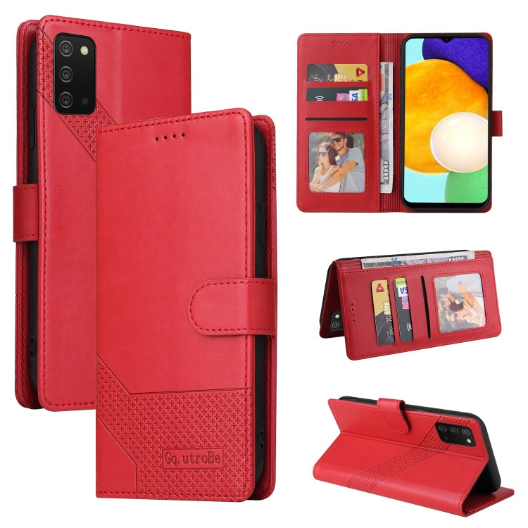 GQUTROBE Skin Feel Magnetic Leather Phone Case, For Samsung Galaxy A23, For Samsung Galaxy A02, For Samsung Galaxy A02s, For Samsung Galaxy A03s