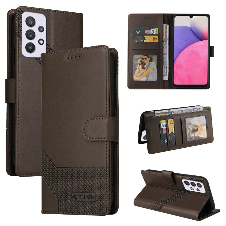 GQUTROBE Skin Feel Magnetic Leather Phone Case, For Samsung Galaxy A72 5G / 4G, For Samsung Galaxy A82 5G, For Samsung Galaxy A33 5G