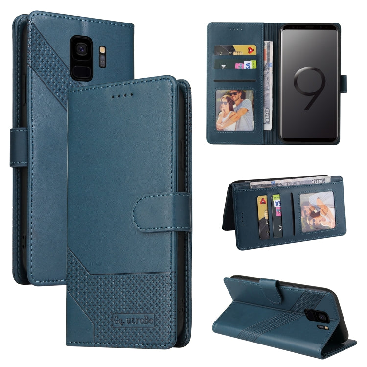 GQUTROBE Skin Feel Magnetic Leather Phone Case, For Samsung Galaxy S8+, For Samsung Galaxy S9, For Samsung Galaxy S9+, For Samsung Galaxy S10