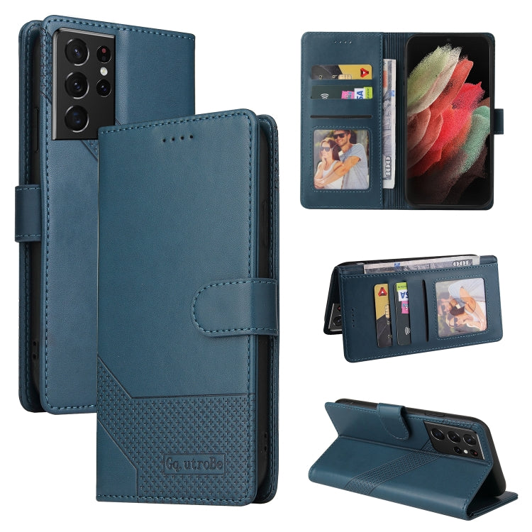 GQUTROBE Skin Feel Magnetic Leather Phone Case, For Samsung Galaxy S21 5G, For Samsung Galaxy S21+ 5G, For Samsung Galaxy S21 Ultra 5G, For Samsung Galaxy S21 FE 5G, For Samsung Galaxy S22 5G