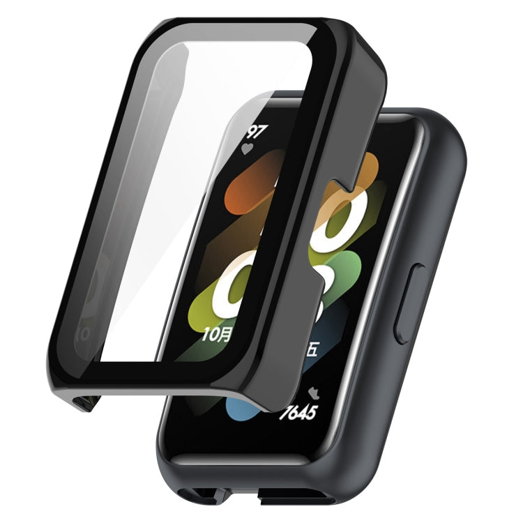 PC + Tempered Film Integrated Protective Watch Case, For Huawei Watch Fit Mini, For Xplora X5 Play Children Watch