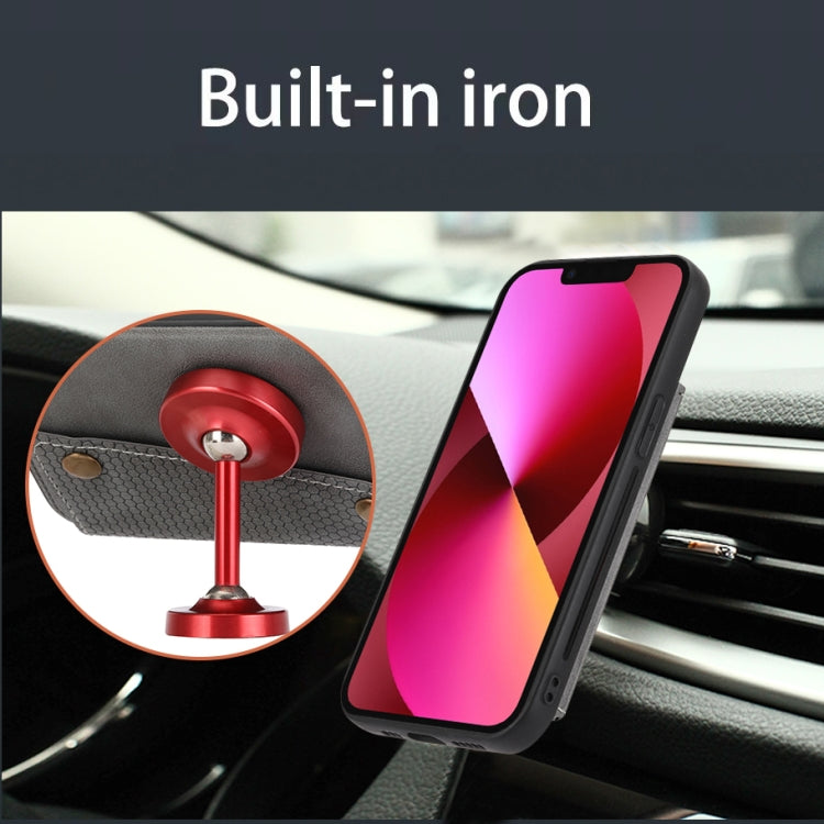 Double Buckle Card Slots PU+TPU Phone Case, For iPhone 14, For iPhone 14 Plus, For iPhone 14 Pro, For iPhone 14 Pro Max