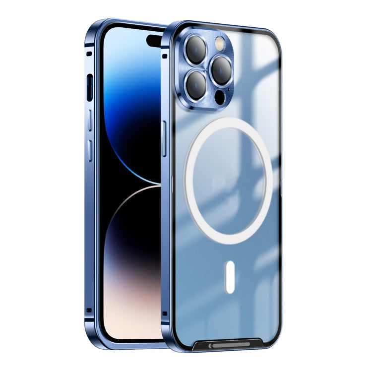 Frosted Metal Phone Case with Magnetic, For iPhone 11 Pro, For iPhone 12, For iPhone 12 Pro, For iPhone 12 Pro Max, For iPhone 13, For iPhone 13 Pro