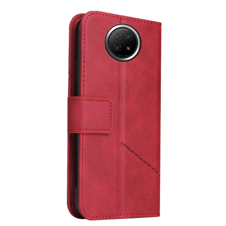 GQUTROBE Right Angle Leather Phone Case, For Xiaomi Redmi Note 9 5G, For Xiaomi Redmi 9T, For Xiaomi Redmi Note 9S, For Xiaomi Redmi Note 9