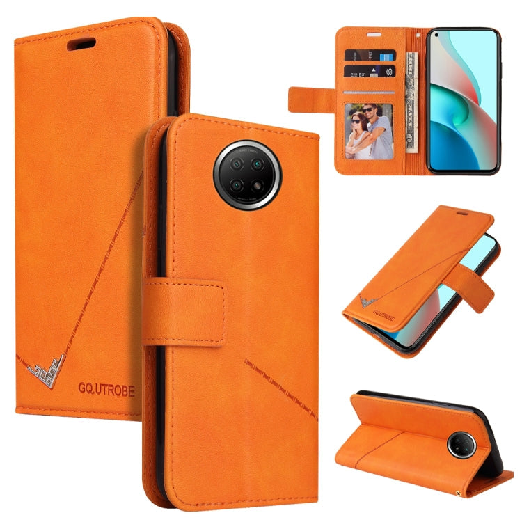 GQUTROBE Right Angle Leather Phone Case, For Xiaomi Redmi Note 9 5G, For Xiaomi Redmi 9T, For Xiaomi Redmi Note 9S, For Xiaomi Redmi Note 9