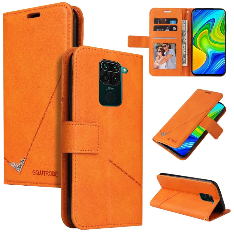GQUTROBE Right Angle Leather Phone Case, For Xiaomi Redmi Note 9 5G, For Xiaomi Redmi 9T, For Xiaomi Redmi Note 9S, For Xiaomi Redmi Note 9