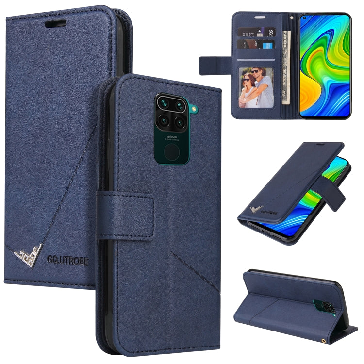 GQUTROBE Right Angle Leather Phone Case, For Xiaomi Redmi Note 9 5G, For Xiaomi Redmi 9T, For Xiaomi Redmi Note 9S, For Xiaomi Redmi Note 9