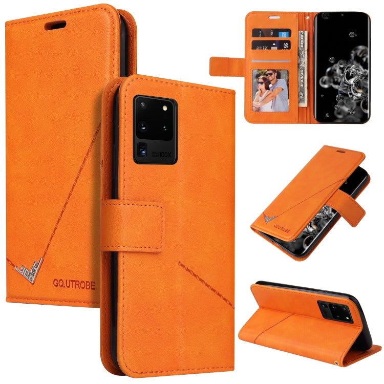 GQUTROBE Right Angle Leather Phone Case, For Samsung Galaxy S20 Ultra, For Samsung Galaxy S21 FE 5G, For Samsung Galaxy S20 FE, For Samsung Galaxy Note20