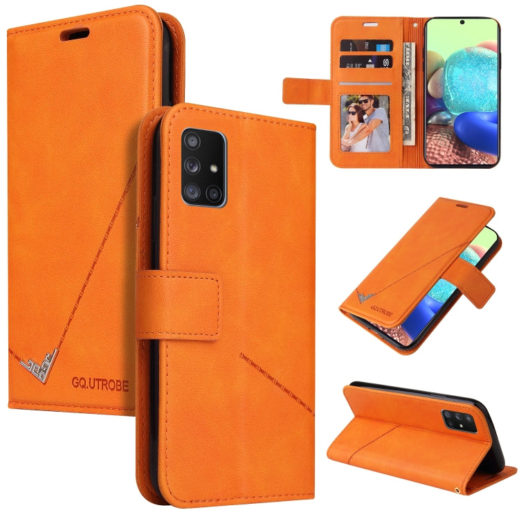 GQUTROBE Right Angle Leather Phone Case, For Samsung Galaxy A02, For Samsung Galaxy A02s, For Samsung Galaxy A71 5G, For Samsung Galaxy A51 5G
