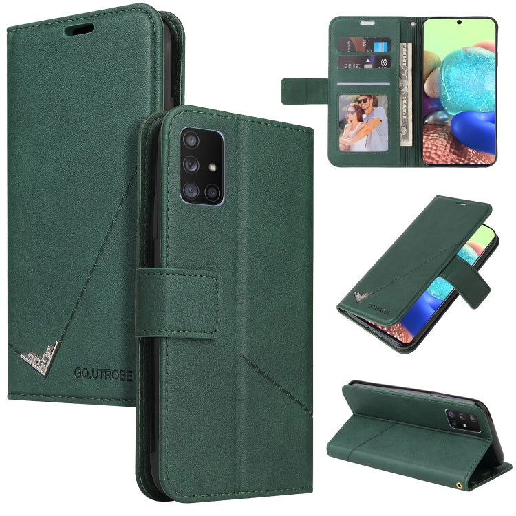 GQUTROBE Right Angle Leather Phone Case, For Samsung Galaxy A21s, For Samsung Galaxy Note10 Lite / A81, For Samsung Galaxy A71, For Samsung Galaxy A51