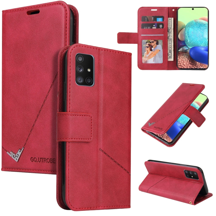 GQUTROBE Right Angle Leather Phone Case, For Samsung Galaxy A21s, For Samsung Galaxy Note10 Lite / A81, For Samsung Galaxy A71, For Samsung Galaxy A51
