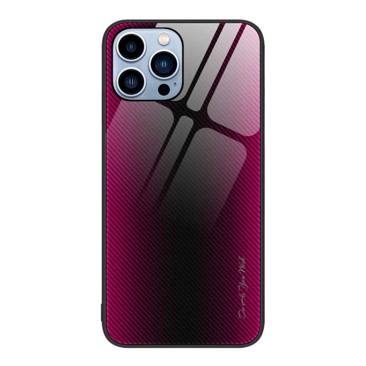 Texture Gradient Glass TPU Phone Case, For iPhone 13, For iPhone 13 Pro, For iPhone 13 Pro Max, For iPhone 12 / 12 Pro
