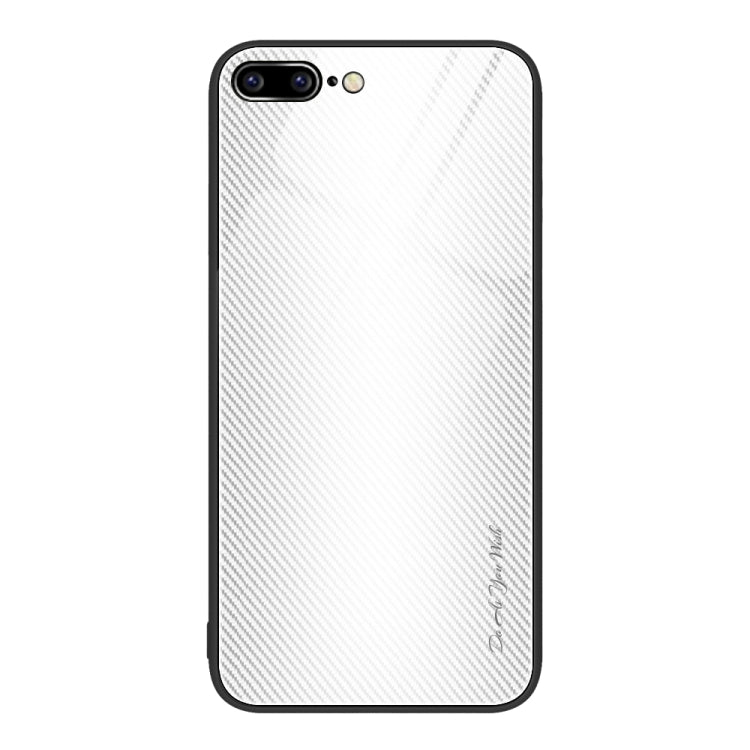 Texture Gradient Glass TPU Phone Case, For iPhone 8 Plus / 7 Plus