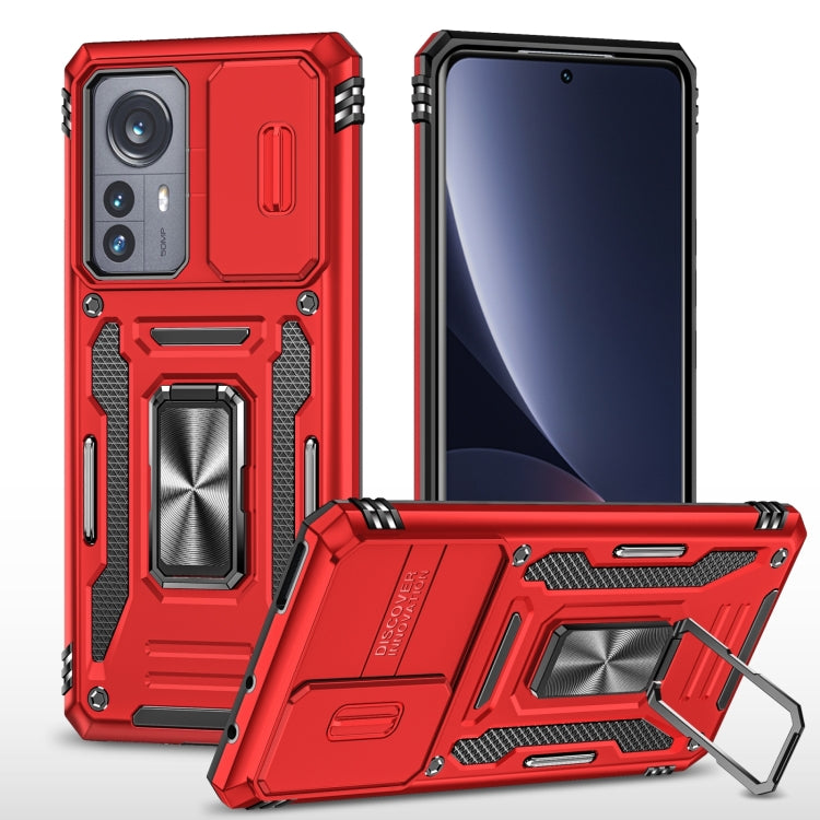 Armor PC + TPU Camera Shield Phone Case, For Xiaomi 12