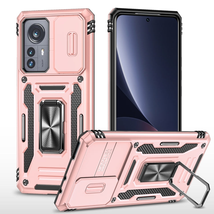 Armor PC + TPU Camera Shield Phone Case, For Xiaomi 12