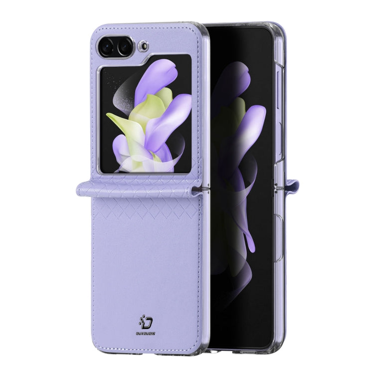 DUX DUCIS Bril Series PU + TPU Phone Case, For Samsung Galaxy Z Flip5 5G