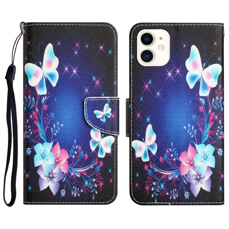 Colored Drawing Leather Phone Case, For iPhone 11 Pro