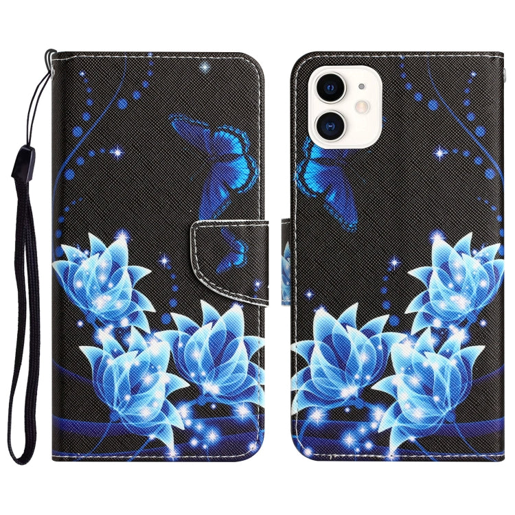 Colored Drawing Leather Phone Case, For iPhone 11 Pro