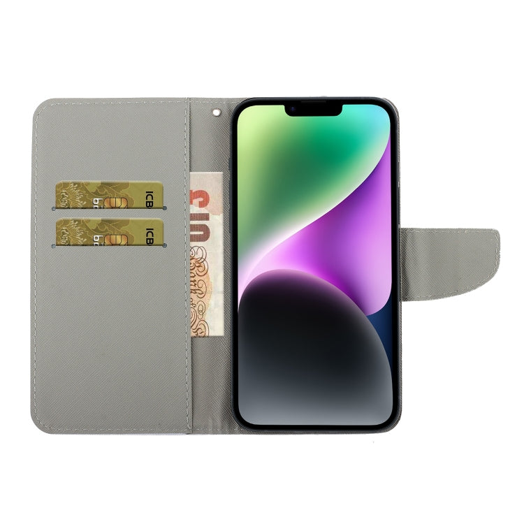 Colored Drawing Leather Phone Case, For iPhone XS Max