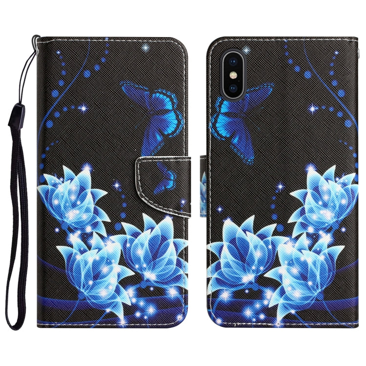 Colored Drawing Leather Phone Case, For iPhone XR