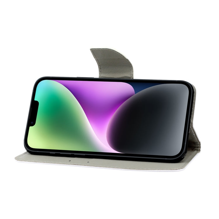 Colored Drawing Leather Phone Case, For iPhone X
