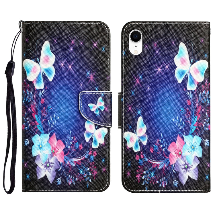 Colored Drawing Leather Phone Case, For iPhone X
