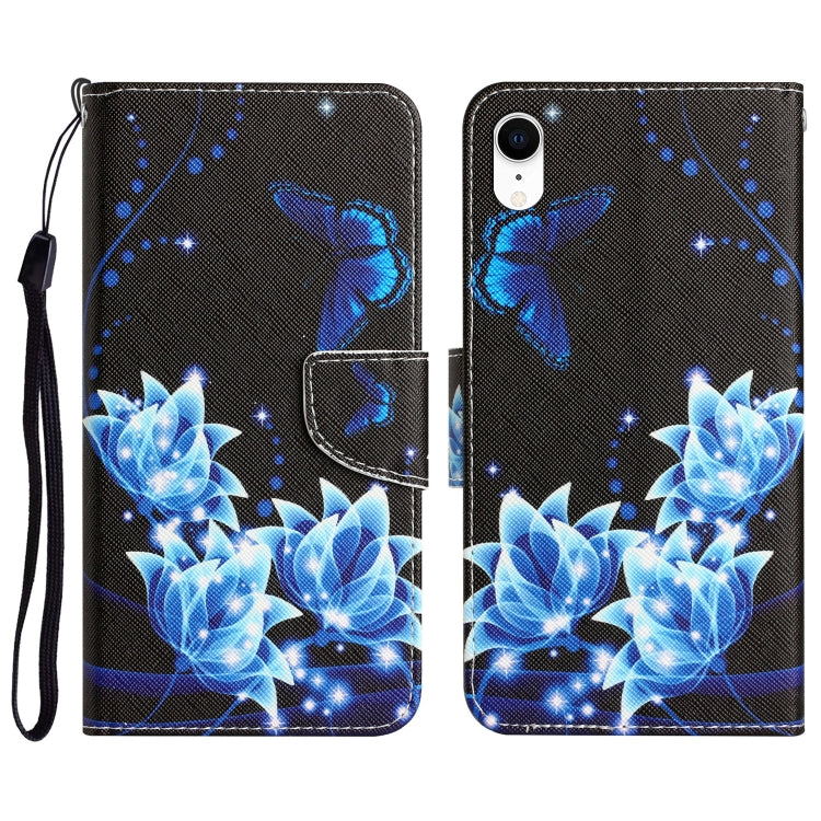 Colored Drawing Leather Phone Case, For iPhone X
