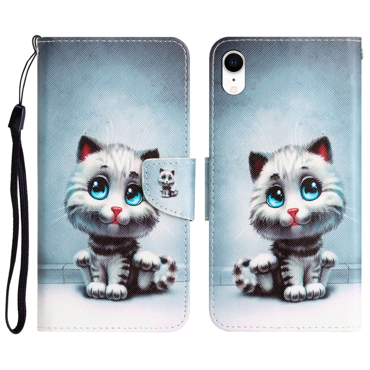 Colored Drawing Leather Phone Case, For iPhone X