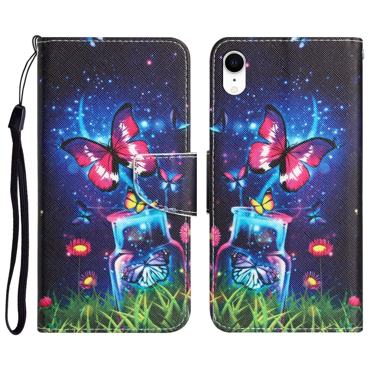 Colored Drawing Leather Phone Case, For iPhone X