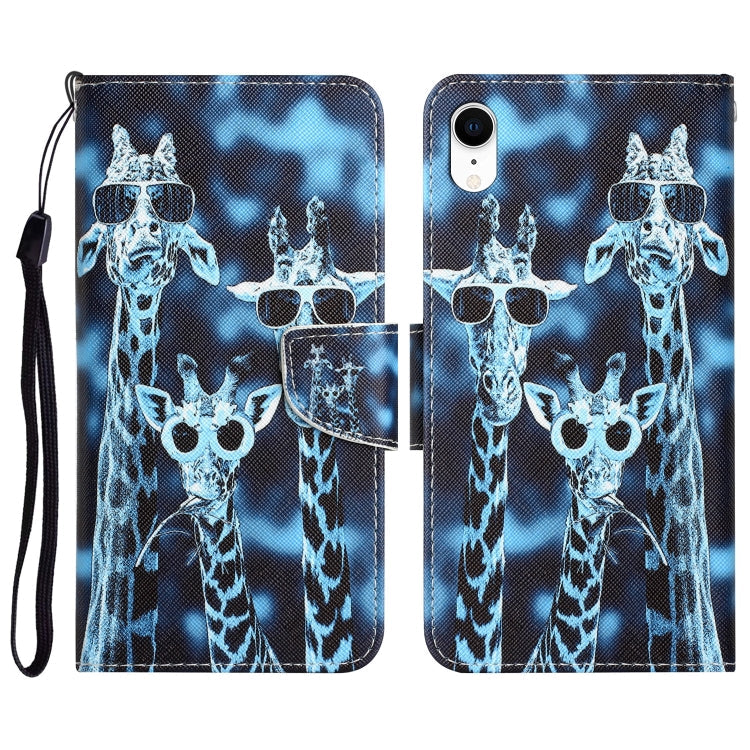 Colored Drawing Leather Phone Case, For iPhone X