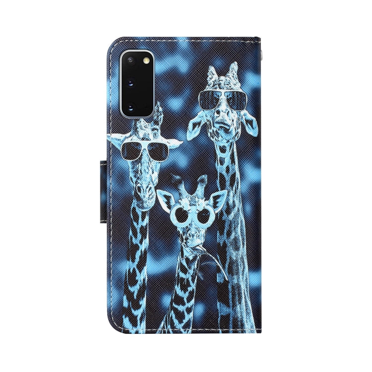 Colored Drawing Leather Phone Case, For Samsung Galaxy S20