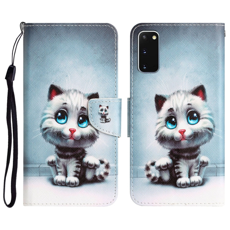 Colored Drawing Leather Phone Case, For Samsung Galaxy S20