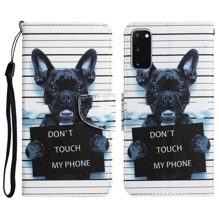 Colored Drawing Leather Phone Case, For Samsung Galaxy S20