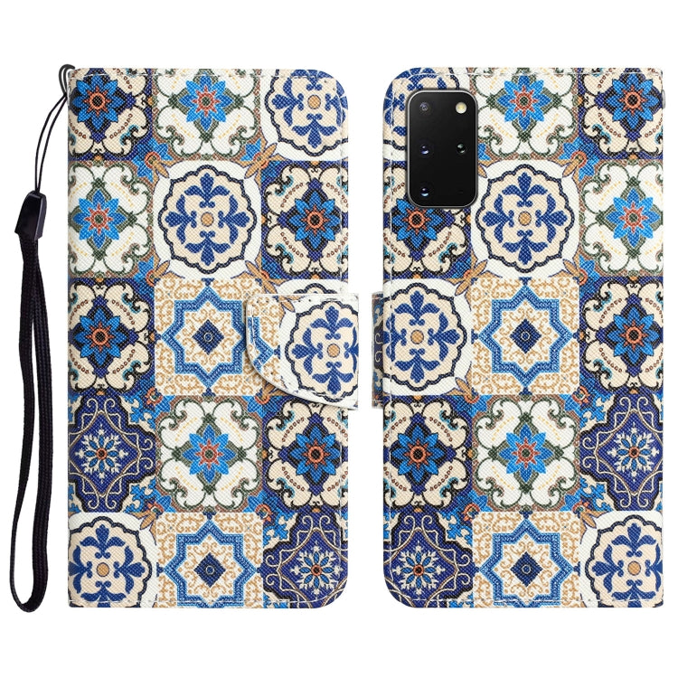 Colored Drawing Leather Phone Case, For Samsung Galaxy S20+