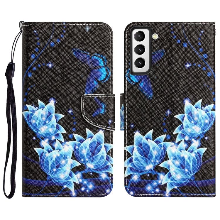 Colored Drawing Leather Phone Case, For Samsung Galaxy S22+ 5G