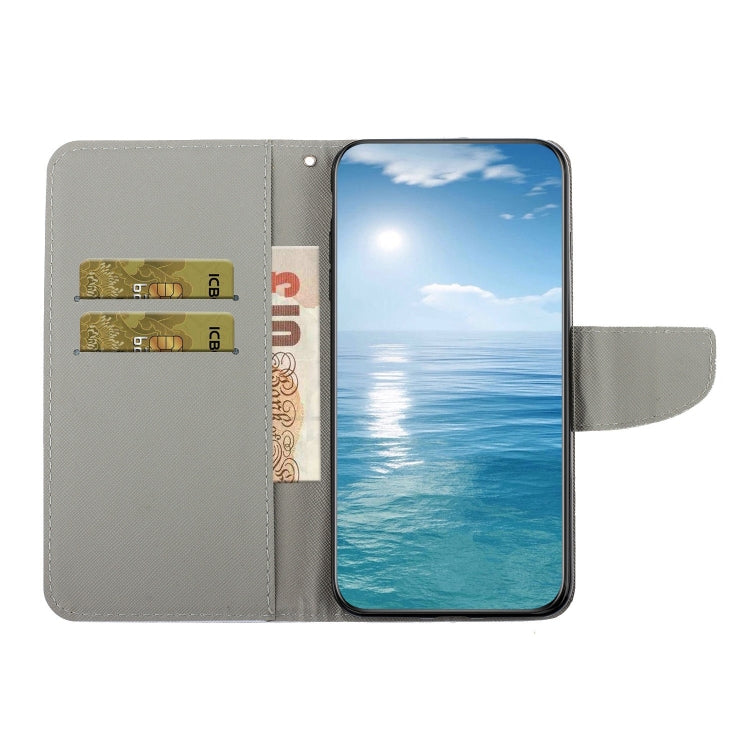 Colored Drawing Leather Phone Case, For Samsung Galaxy A01