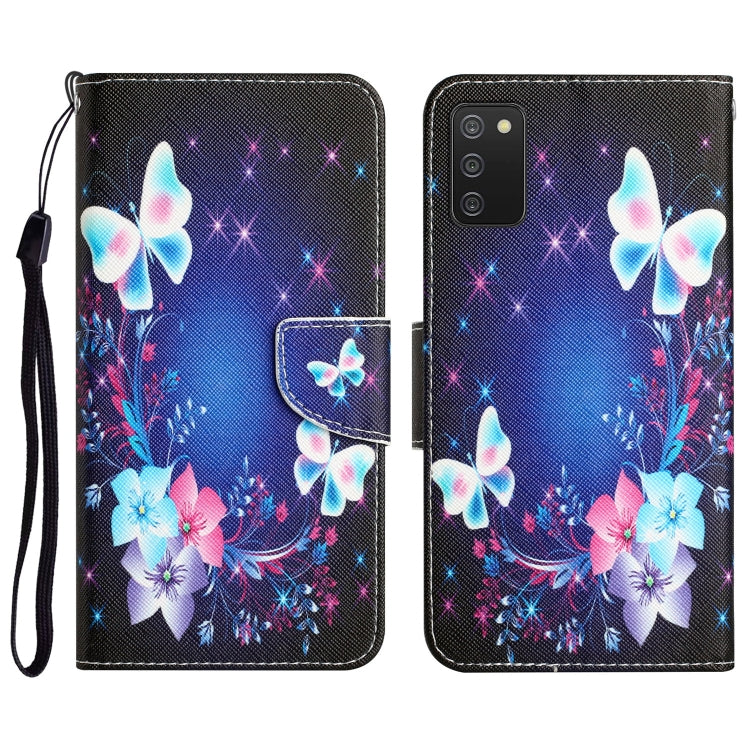 Colored Drawing Leather Phone Case, For Samsung Galaxy A03s