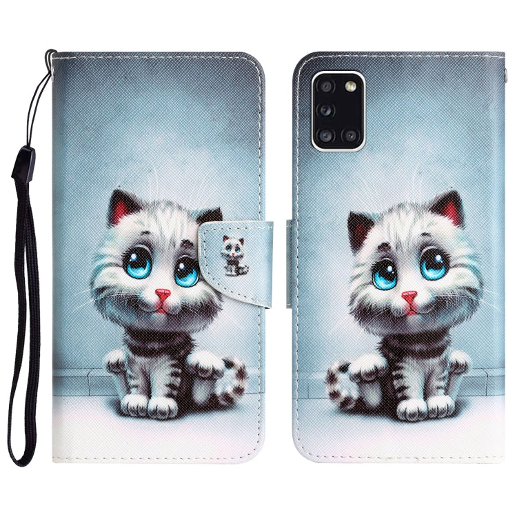 Colored Drawing Leather Phone Case, For Samsung Galaxy A31