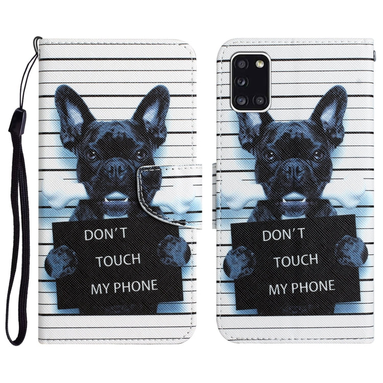 Colored Drawing Leather Phone Case, For Samsung Galaxy A31