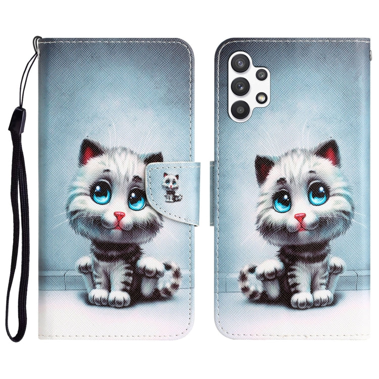 Colored Drawing Leather Phone Case, For Samsung Galaxy A32 5G