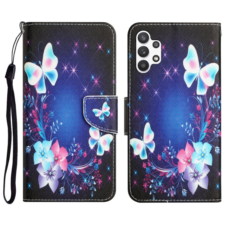 Colored Drawing Leather Phone Case, For Samsung Galaxy A32 5G