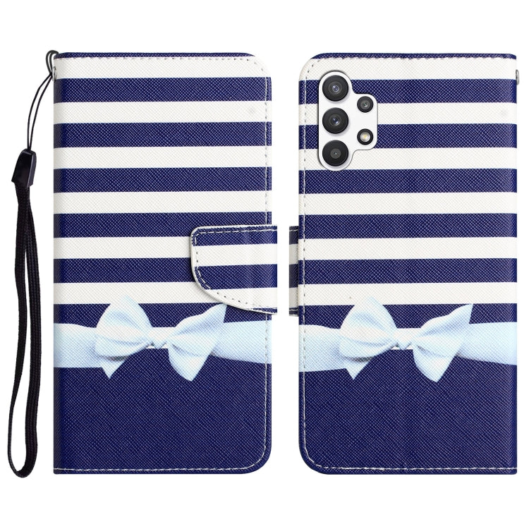 Colored Drawing Leather Phone Case, For Samsung Galaxy A32 5G