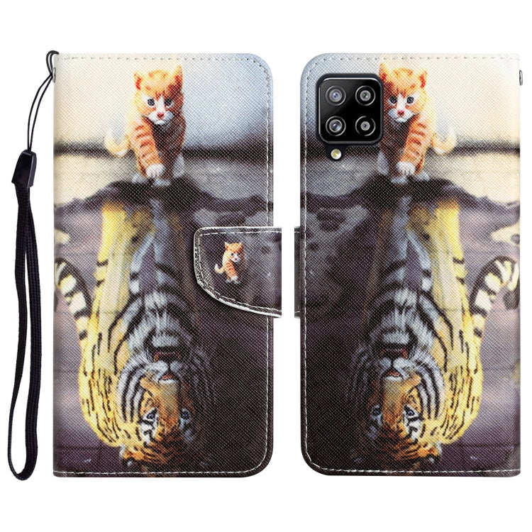Colored Drawing Leather Phone Case, For Samsung Galaxy A42
