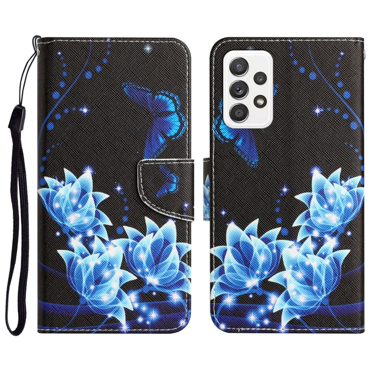 Colored Drawing Leather Phone Case, For Samsung Galaxy A53 5G