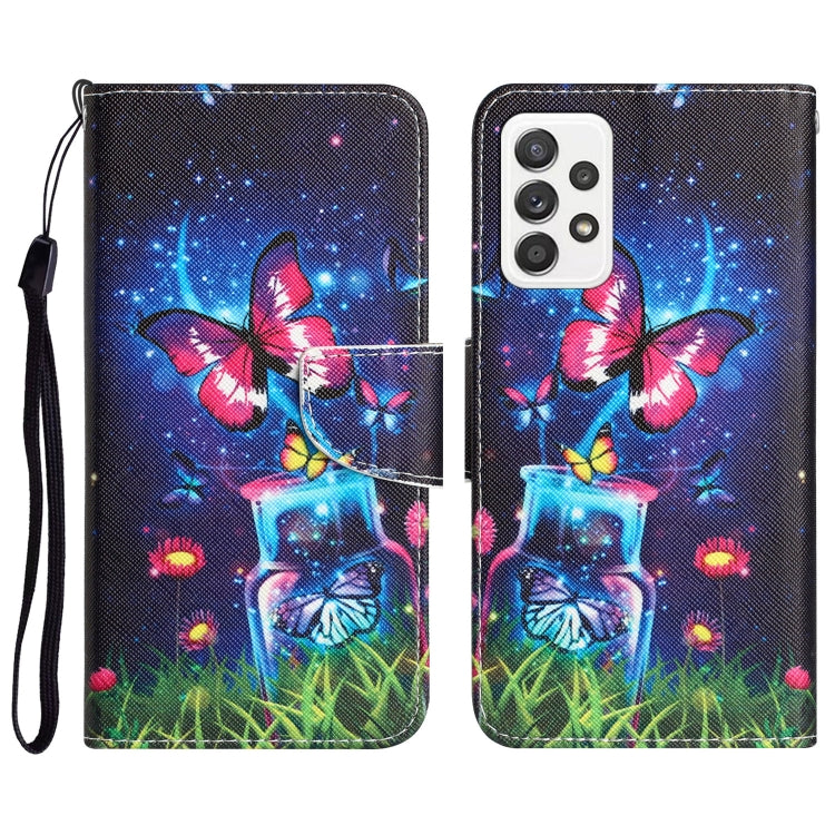 Colored Drawing Leather Phone Case, For Samsung Galaxy A53 5G