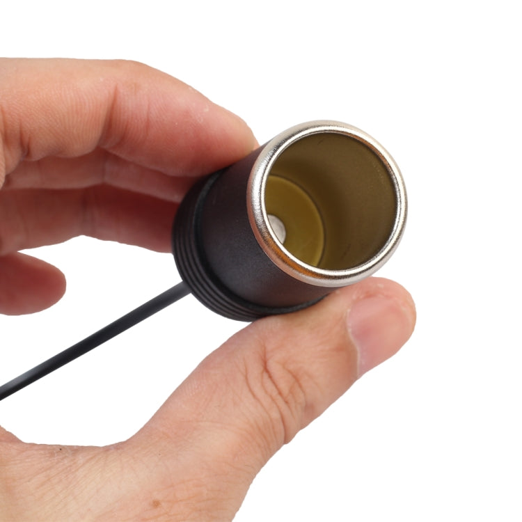 3710-03 30cm Type-C 5V to 12V Car Cigarette Lighter Socket Boost Power Adapter Cable, 30cm Type-C