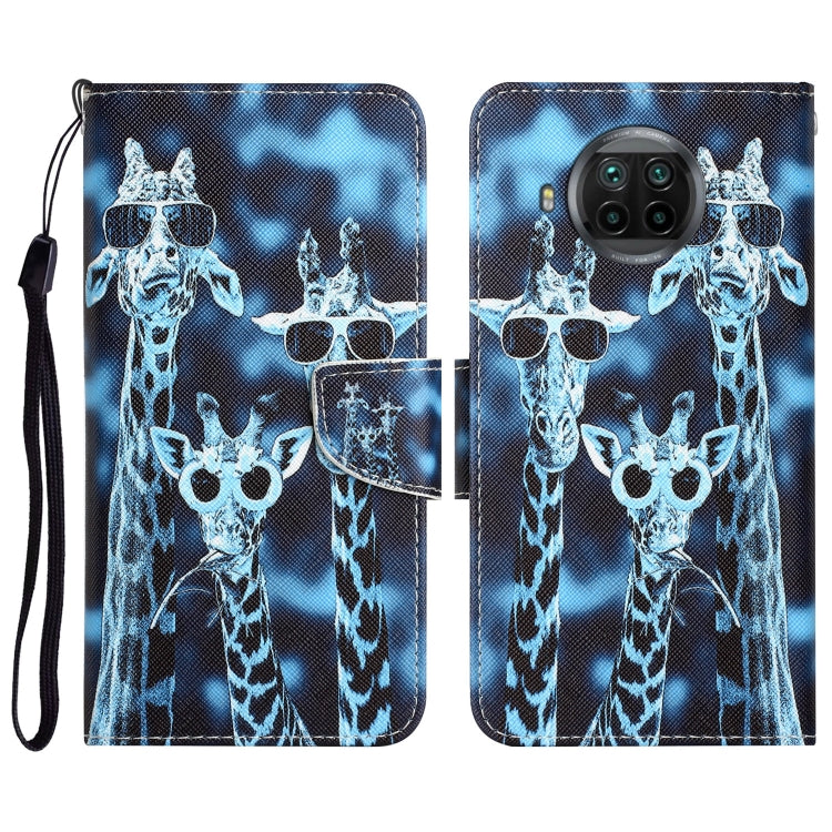 Colored Drawing Leather Phone Case, For Xiaomi Mi 10T Lite 5G