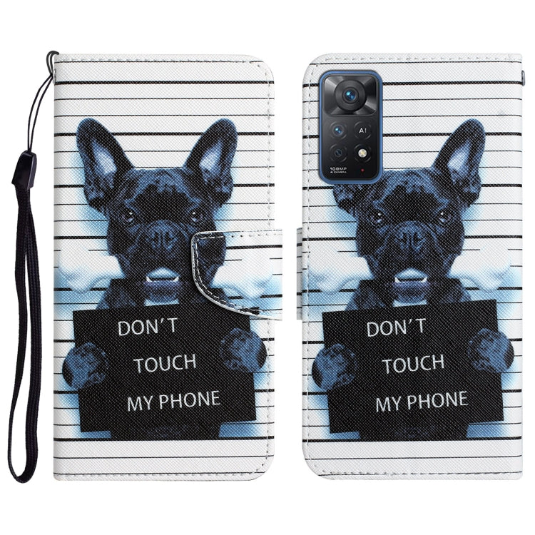 Colored Drawing Leather Phone Case, For Xiaomi Redmi Note 11 Pro Global